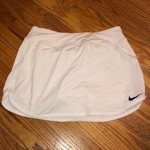 White Dri-Fit Tennis Skirt